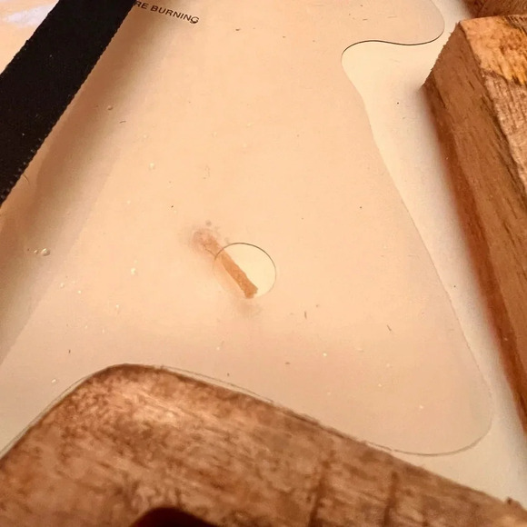 New! 2024 Viral Aldi Huntington Home 7 Wick Wooden Tree Candle Balsam & Birch - Picture 3 of 7